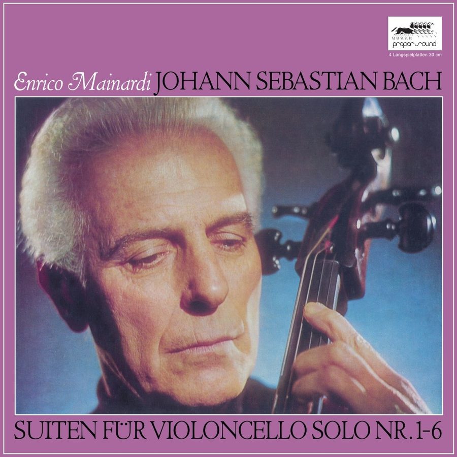 Enrico Mainardi - J.S. Bach Cello Suites · 4LP box
